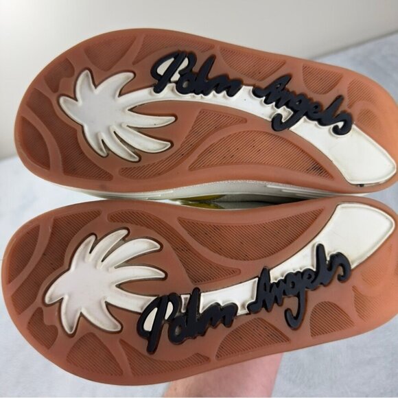 Palm Angels Snow Low Top Yellow Suede Chunky Sneakers Women's Sz 3 US/2 UK/36 EU - Picture 14 of 14